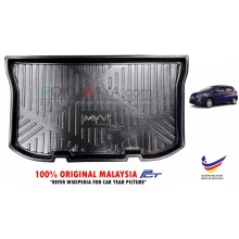 Perodua Myvi VVT ( 3rd Gen ) 2018 Custom Fit Original PE Non Slip Rear Trunk Boot Cargo Tray